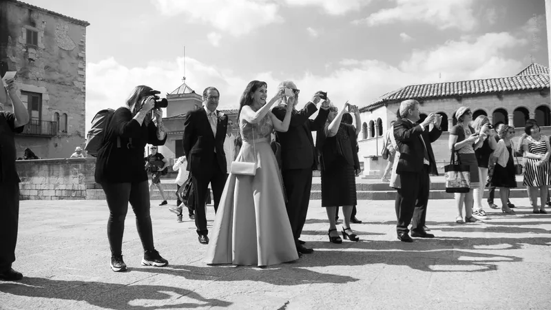 La familia también es protagonista en la fotografía de bodas