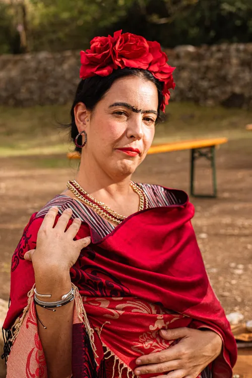 Retrato nupcial estilo Frida Kahlo